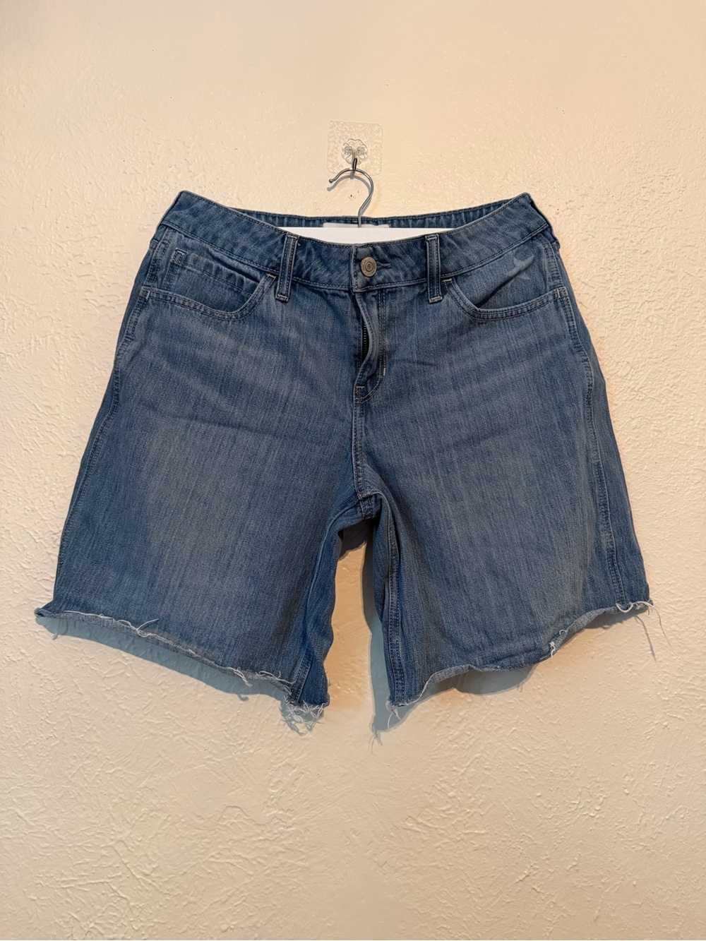 Hollister Women's Denim Cutoff Shorts - Light Blue